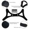 Gihunk Chin Strap - Chin Strap for Cpap Users, Cpap Chin Strap, Anti Snoring Chin Strap, Chin Strap for Snoring, Breathable Comfortable Cpap Chin Straps for Men and Women, Extension Strap (Black) view 2