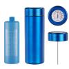 60H Insulin Pens Cooler Hold 6-8 Pens Travel Case Medication Cooler for Travel TSA Approved Medicine Cooler Medical Diabetic Travel Cooler Bag Epipen Carry Case Blue view 2