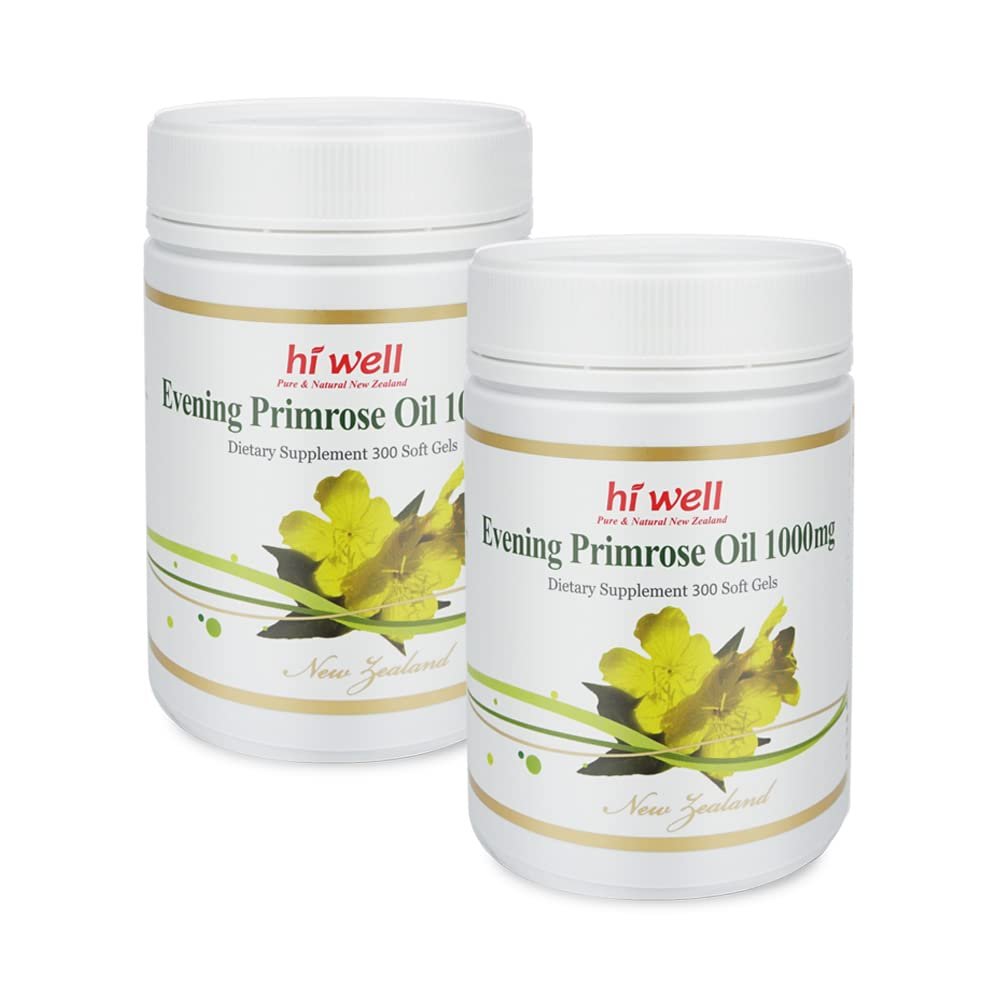(Pack of 2) Hi Well Evening Primrose Oil (EPO) 300Softgels