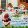 50 Sets 9 oz Clear Plastic Parfait Cups with INSERT & DOME Lids(NO HOLE) - Disposable Dessert Cups with Lids for Kids, Dips Snacks and Veggies, Fruit Yogurt Smoothie Iced Cold Drinks, No Leaking view 3
