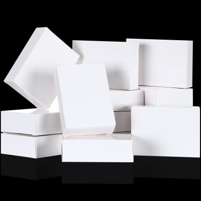 Gersoniel 50 Pcs Kraft Soap Boxes Packaging for Homemade Soap Making Supplies for Party Favor No Window Empty Treats Wrapping Packaging 3.8 x 2.8 x 1.2 Inch(White)