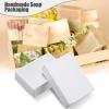 Gersoniel 50 Pcs Kraft Soap Boxes Packaging for Homemade Soap Making Supplies for Party Favor No Window Empty Treats Wrapping Packaging 3.8 x 2.8 x 1.2 Inch(White) view 4