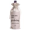 LANBAIHE Graduation PHD GiftWine Bag Pairs Well with Wine Bag Doctors Doctorate Doctorate Degree Personalized Doctor's reusable bags Funny view 1