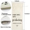 LANBAIHE Graduation PHD GiftWine Bag Pairs Well with Wine Bag Doctors Doctorate Doctorate Degree Personalized Doctor's reusable bags Funny view 3