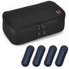 ALLCAMP Insulin Cooler Travel Case for Diabetic Organize Medication with 4 Ice Packs Black(9X 4.72x 3.14 inches) view 1