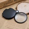 5X Portable Pocket Size Magnifying Glass Mini Folding Magnifier with PU Leather Protective Cover Lightweight Handheld Reading Magnifying Glass for Jewelry,Coin, Bud, Plant, Science, Hobby, Travel view 2