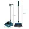 UOOD Broom and Dustpan Set, Dustpan with Brush Combo,Long Handle for Kitchen Home Office Lobby Floor Cleaning,Sweeping Stand Up Dustpan and Brush Set view 2