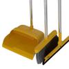UOOD Broom and Dustpan Set with Long Handle,Upright Lobby Broom for Cleaning Home Kitchen Office Room (Color : Yellow, Size : B) view 1