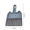 UOOD Small Broom and Dustpan Set for Home Mini Dust Pans with Brush Set Hand Dustpan and Brush Set Kids Dust Pan and Broom/Dustpan Combo Set Hangable Whisk Broom (Color : Blue) view 2