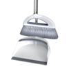 UOOD Long Handled Dustpan and Brush Set, Soft Broom Indoor Tall Dustpan and Brush Set Heavy Duty for Lobby, Kitchen and Home Floor Sweeping view 1
