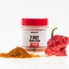 Pepper Joes 7 Pot Brain Strain Pepper Powder  Extremely Hot Chili Powder Rub  1/2oz Shaker Jar  Finely Ground Pure Hot Pepper Powder for Spicy Cooking (3 Pack) view 1