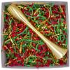 Stephanie Imports Made In USA 3-Ply Crinkle Cut Shredded Paper 2 lbs (Red, Green & Gold Christmas Mix) view 3