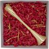 Stephanie Imports Made In USA 3-Ply Crinkle Cut Shredded Paper 2 lbs (Red & Gold Metallic) view 4