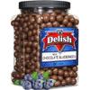 Gourmet Milk Chocolate Covered Blueberries - by It's Delish, 3 LBS Jumbo Container Jar | Bulk Chocolate Coated Dried Fruit Berries for Parties Snacking & Dessert | Kosher Dairy view 1