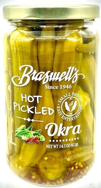Braswell's Hot Pickled Okra