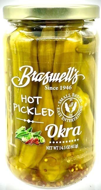 Braswell's Hot Pickled Okra