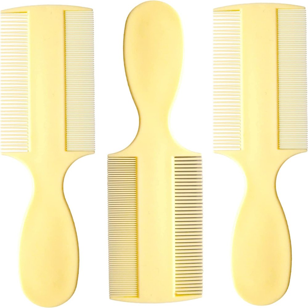 Fine Tooth Baby Comb [Pack of 144] Double Sided and Extra Fine Rounded Teeth for Newborn Babies and Infants (144)