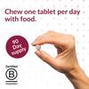 Bariatric Advantage Chewable Ultra Solo with Iron - Once-Per-Day Daily Multivitamin - for Bariatric Patients - with Thiamin, Vitamin A & More - Gluten Free - Citrus - 90 Tablets view 3