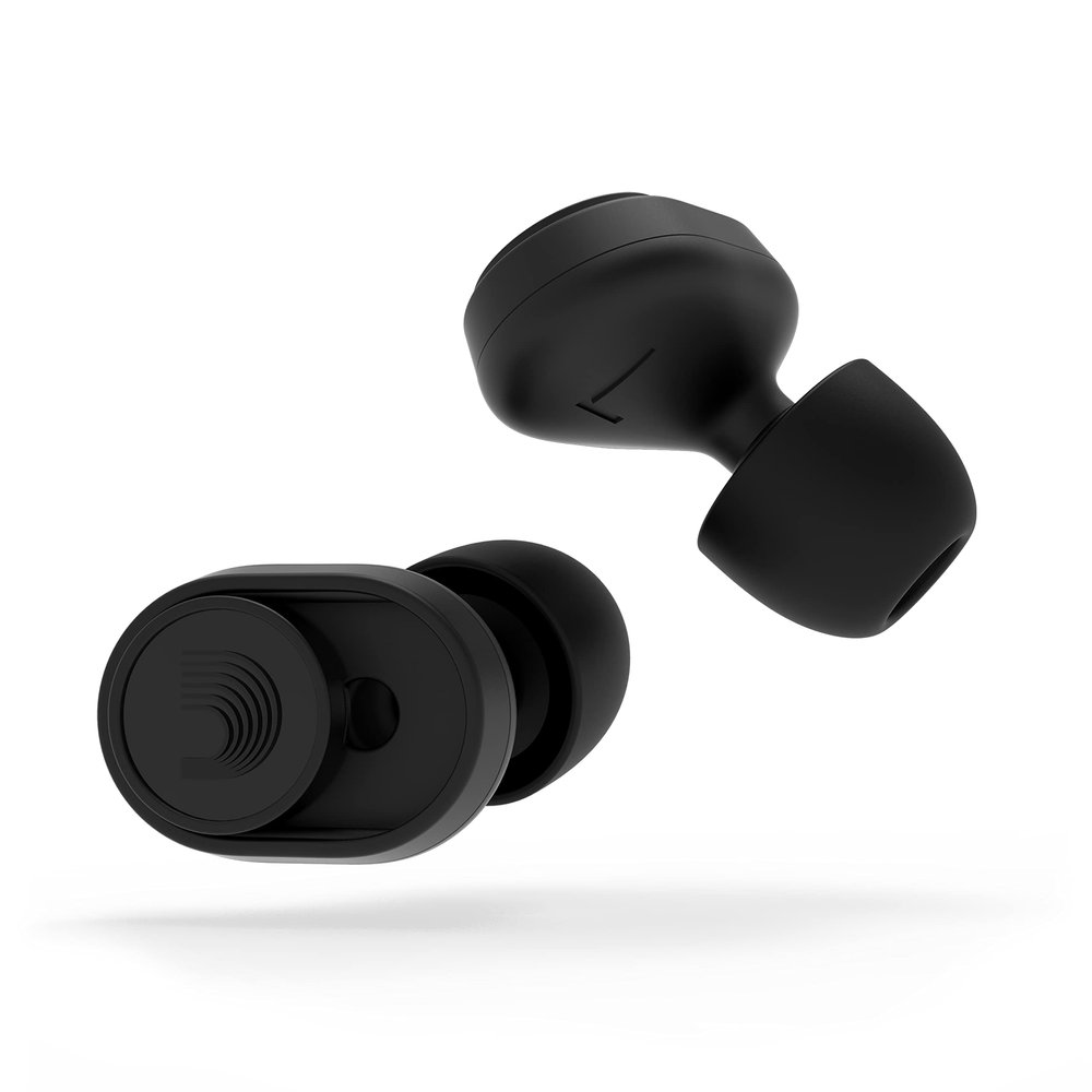 D'Addario dBud High Fidelity Earplugs with Two Volume Settings -12 dB and -24 dB - No Batteries or Charging - Concert Ear Plugs - Noise Reduction Ear Plugs for Musicians, Concerts, Festivals, Gifts