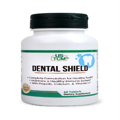 USTCM Dental Shield - Bee Propolis Support 60 Tablets