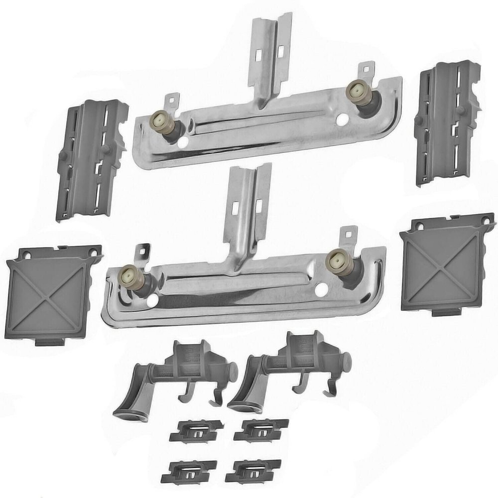 Dishwasher Dish Rack Adjuster Kit Replaces for KitchenAid KUDS30IXBT8 KUDS30SXWH0 KUDS30FXPA9 KUDE40FXSP1 KUDS35FXSS8 KUDS35FXWH9 KUDS30IXSS7 KUDS35FXSS5 Dishwasher