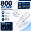 800 Pieces S-80-Compatible Breathalyzer Mouthpieces, Clear Replacement Tips (Pack of 800) view 2
