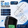 800 Pieces S-80-Compatible Breathalyzer Mouthpieces, Clear Replacement Tips (Pack of 800) view 4