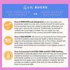 Lil Bucks Clusterbucks Gut Friendly Clusters made with Regenerative Organic Sprouted Buckwheat, Gluten Free Snack (Coco Maple, 6 Pack) view 3