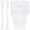 200 Pack Individually Wrapped Disposable Toothbrush Bulk Single Use Toothbrush Travel Toothbrushes Disposable Soft Bristle Adult Toothbrush Manual Tooth Brush for Women Men Hotels Guest Rooms, White view 1