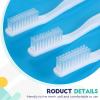 200 Pack Individually Wrapped Disposable Toothbrush Bulk Single Use Toothbrush Travel Toothbrushes Disposable Soft Bristle Adult Toothbrush Manual Tooth Brush for Women Men Hotels Guest Rooms, White view 3