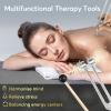 Tuning Forks for Healing Set (128Hz, 256Hz, 512Hz), Tuning Fork with Reflex Hammer for Healing/Frequency Instrument/Sound Therapy/Chakra/Yoga and Meditation Tools (Silvery), Stress Relief Gift view 2