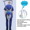 Patient Lift Sling, Standing Walking Sling, Moving Assist Medical Safety Mesh Lifting Sling for Nursing, Elderly, Disabled view 4