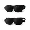 igozen 3D Blindfold Sleep Mask, Nanosase HD Memory Foam Sleeping Eye Mask, Extremely Comfortable and Light to Wear. (2 Black Masks) view 1