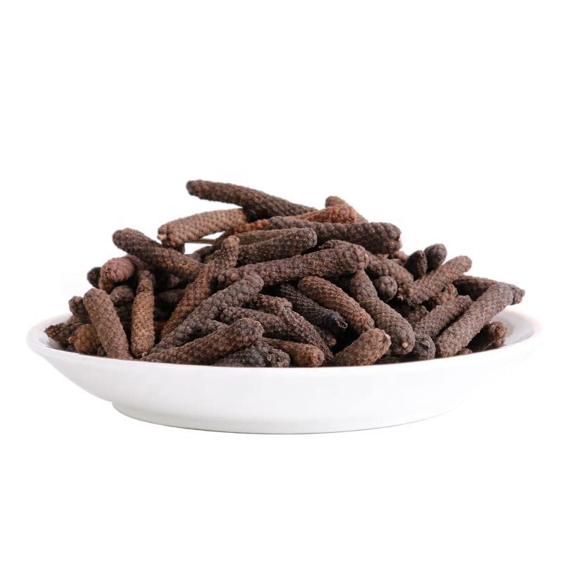 AnNafi Long Pepper | Indian Long Pepper Whole | Dry Pipali/Pippali | Best Organic Dry Peepali Raw | Vegan Gluten Free | Seasoning for Meat, Fish and Dressings (1000)