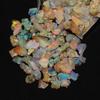 200Cts. Real Raw Ultra Fire Black Ethiopian Opal Rough Stone, Natural Opal Rock Crystals Gemstone, Jewelry Making Supplies, Chakra Healing Stone, Birthday Gift, Crafts & DIY, Wire Wrapping Crystals view 1