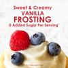 Duncan Hines Keto Friendly Vanilla Flavored Frosting, Zero Added Sugar, 11 oz. view 2