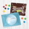 12ct Boy First Communion Party Favors M&M's Milk Chocolate Fun Size Candy Bag Giveaways (12 Pack) - Blue Foil - (3 x 4in) view 1