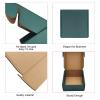 25 Pack Green Shipping Boxes 11 x 8 x 2 Inch Corrugated Cardboard Boxes, Recyclable Packaging Gift Boxes for Presents, Birthday, Christmas, Bridal, Wedding, Party Favor, Cupcake, Crafting view 4