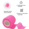 24 Pack Self Adhesive Bandage Wrap 2 Inch, Athletic Elastic Non Woven Cohesive Bandage for Sports, First Aid Medical, Wrist, Ankle Sprains, Swelling and Vet Wrap (Hot Pink) view 2