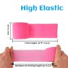 24 Pack Self Adhesive Bandage Wrap 2 Inch, Athletic Elastic Non Woven Cohesive Bandage for Sports, First Aid Medical, Wrist, Ankle Sprains, Swelling and Vet Wrap (Hot Pink) view 4
