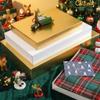 HAPPY POTATO 12 Gift Boxes with Lids 11x8.5x1.5 Inches Gold Shirt Boxes Gift Boxes for Clothes Gift Wrap Boxes (Grain Texture Gold) view 2