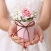 NUOBESTY 4pcs Cardboard Cylinder Packaging Box Small Florist Round Boxes With Lids For Flowers Elegant Box Wedding Birthday Party Decor Supplies view 3