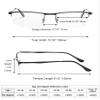 Eyekepper 4-Pack Quality Half-Rim Reading Glasses Readers with Spring Hinges Include Computer Readers for Women Men view 3
