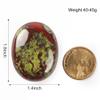1.8 Inch Dragon Blood Chakra Crystals, Thumb Worry Stones for Anxiety, Adult Sensory Items for Woman or Man, Anxiety Relief Items Fidget view 2