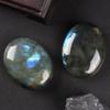 1.8 Inch Labradorite Chakra Crystals, Thumb Worry Stones for Anxiety, Adult Sensory Items for Woman or Man, Anxiety Relief Items Fidget view 2