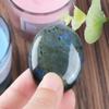 1.8 Inch Labradorite Chakra Crystals, Thumb Worry Stones for Anxiety, Adult Sensory Items for Woman or Man, Anxiety Relief Items Fidget view 3