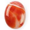 1.8 Inch Red Banded Carnelian Agate Crystals, Thumb Worry Stones for Anxiety, Adult Sensory Items for Woman or Man, Anxiety Relief Items Fidget view 1