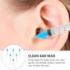 6pcs Ear Wax Removal Tool Ear Cleaning Washers High Elastic for Deep Cleaning Material Safe and Comfortable Use for Home and Salon view 3