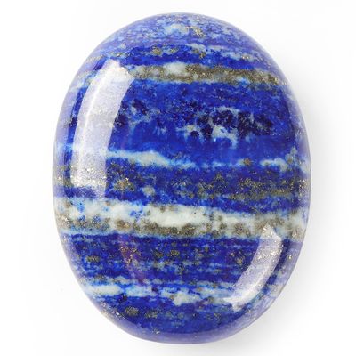 1.8 Inch Lapis Lazuli Chakra Crystals, Thumb Worry Stones for Anxiety, Adult Sensory Items for Woman or Man, Anxiety Relief Items Fidget