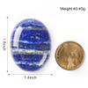 1.8 Inch Lapis Lazuli Chakra Crystals, Thumb Worry Stones for Anxiety, Adult Sensory Items for Woman or Man, Anxiety Relief Items Fidget view 2
